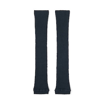 あったか綿　手にも使える　レッグウォーマー（ウール入り）