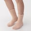 婦人　足なり直角　履き口やわらか　ウール混　ルームソックス