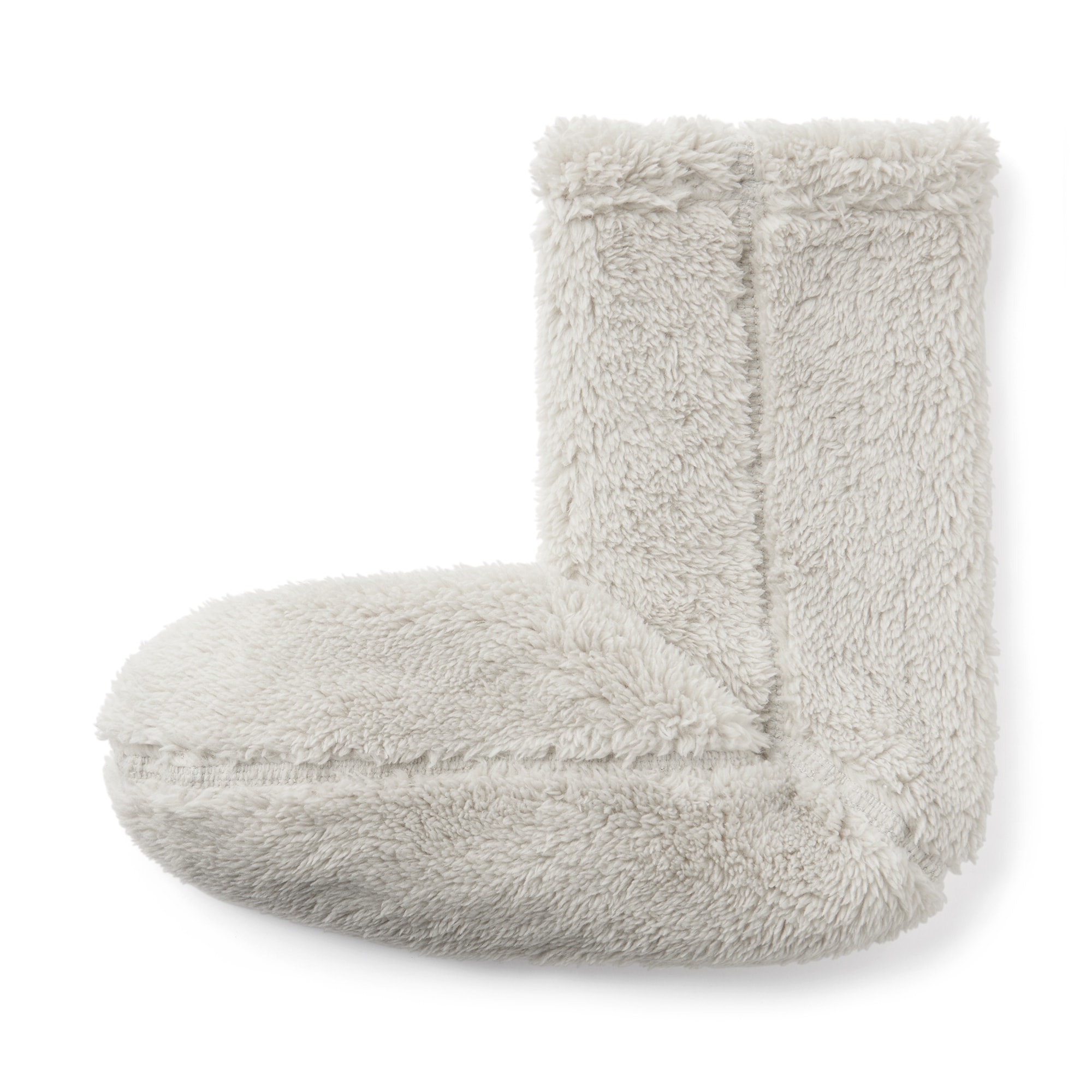 婦人　足なり直角　再生ポリエステル　ボアフリース　ルームソックス