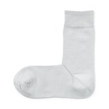 婦人　足なり直角　履き口やわらか　レーヨン混　薄手靴下