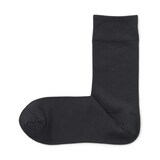 婦人　足なり直角　履き口やわらか　レーヨン混　薄手靴下