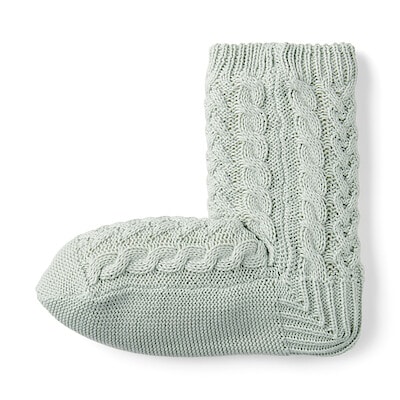 婦人　足なり直角　再生ポリエステル　内側ボア　ルームソックス