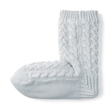 婦人　足なり直角　再生ポリエステル　内側ボア　ルームソックス