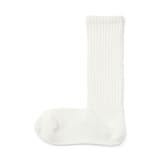 婦人　足なり直角　履き口やわらか　くしゅっと履ける　リブ編み靴下