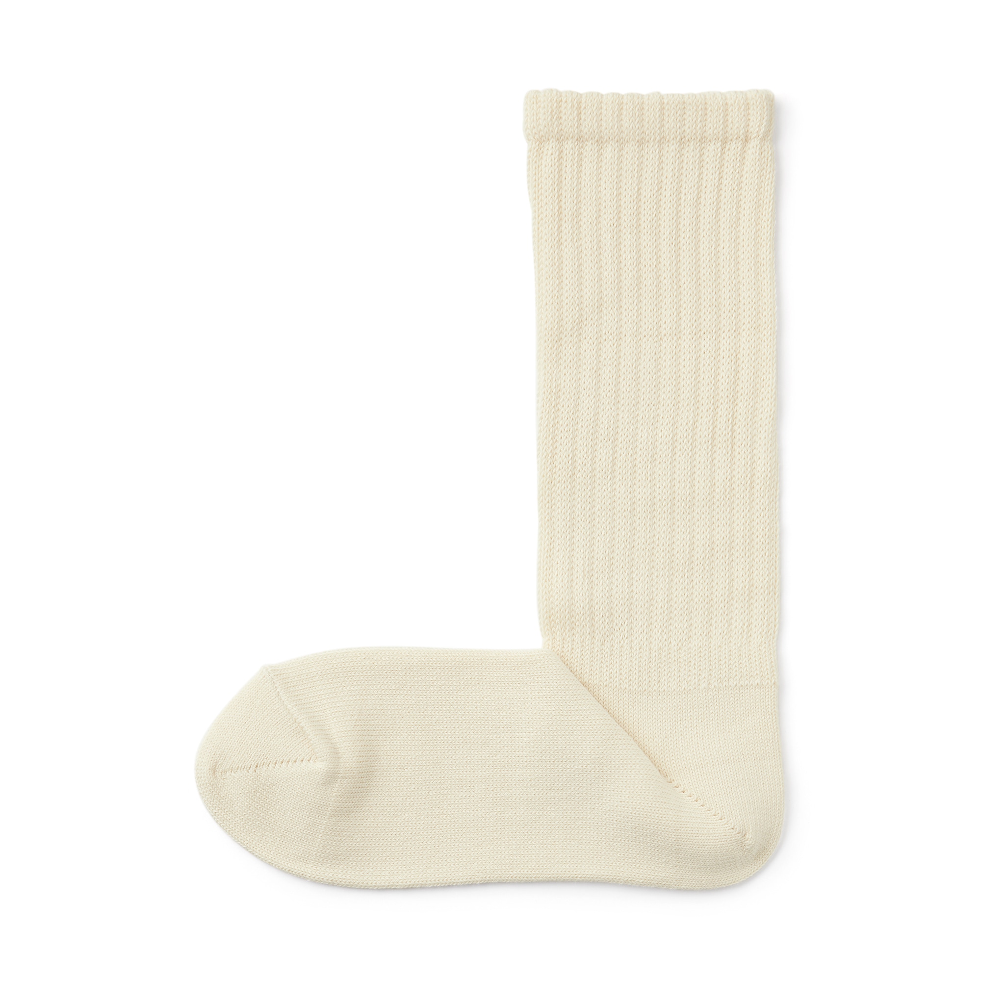 婦人　足なり直角　履き口やわらか　くしゅっと履ける　リブ編み靴下