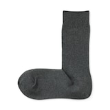 婦人　足なり直角　リブ編み靴下※杢色