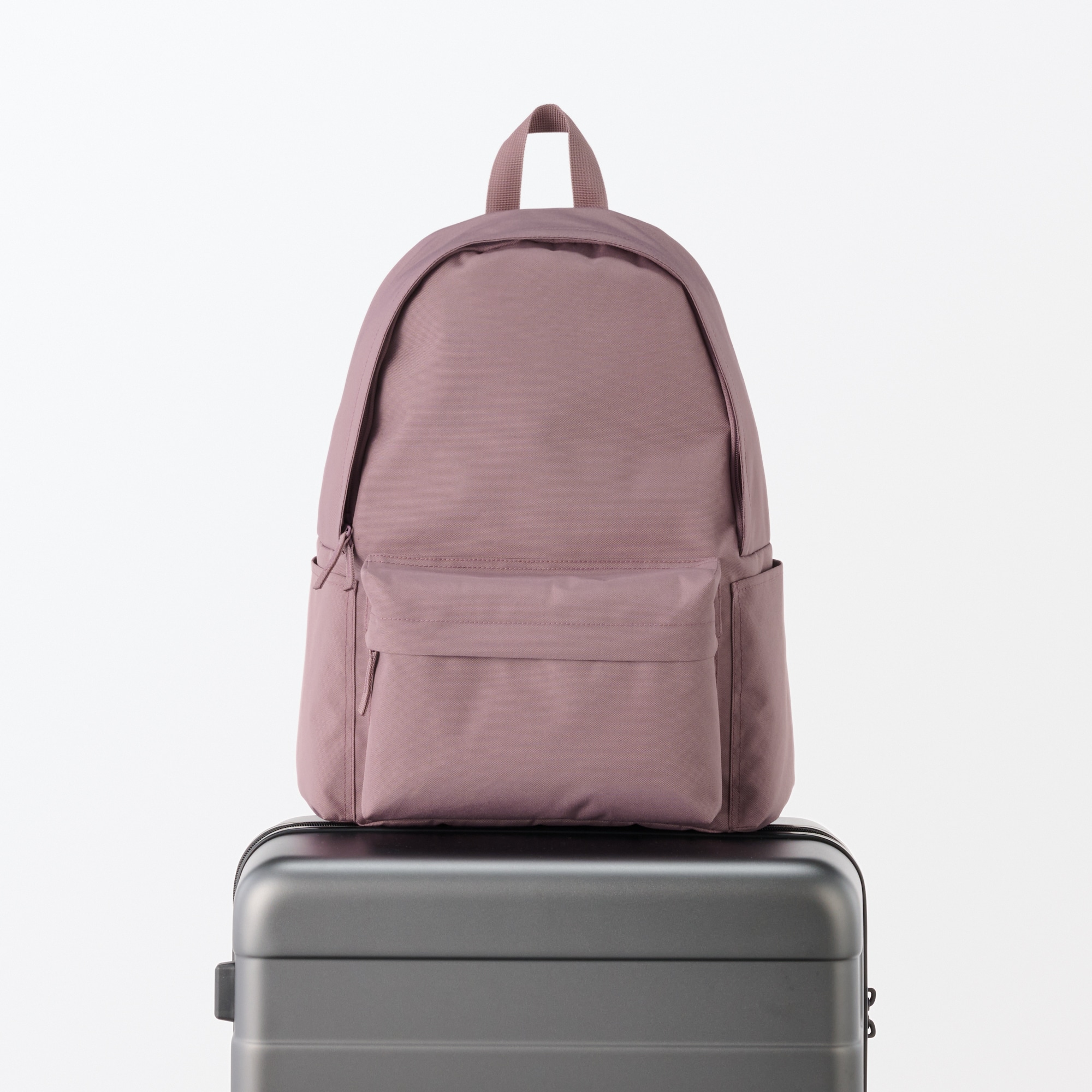 無印良品 MUJI 肩の負担を軽くする 撥水 リュック ピンク 岡山表町商店街】新色登場！「肩の負担を軽くする 撥水リュック