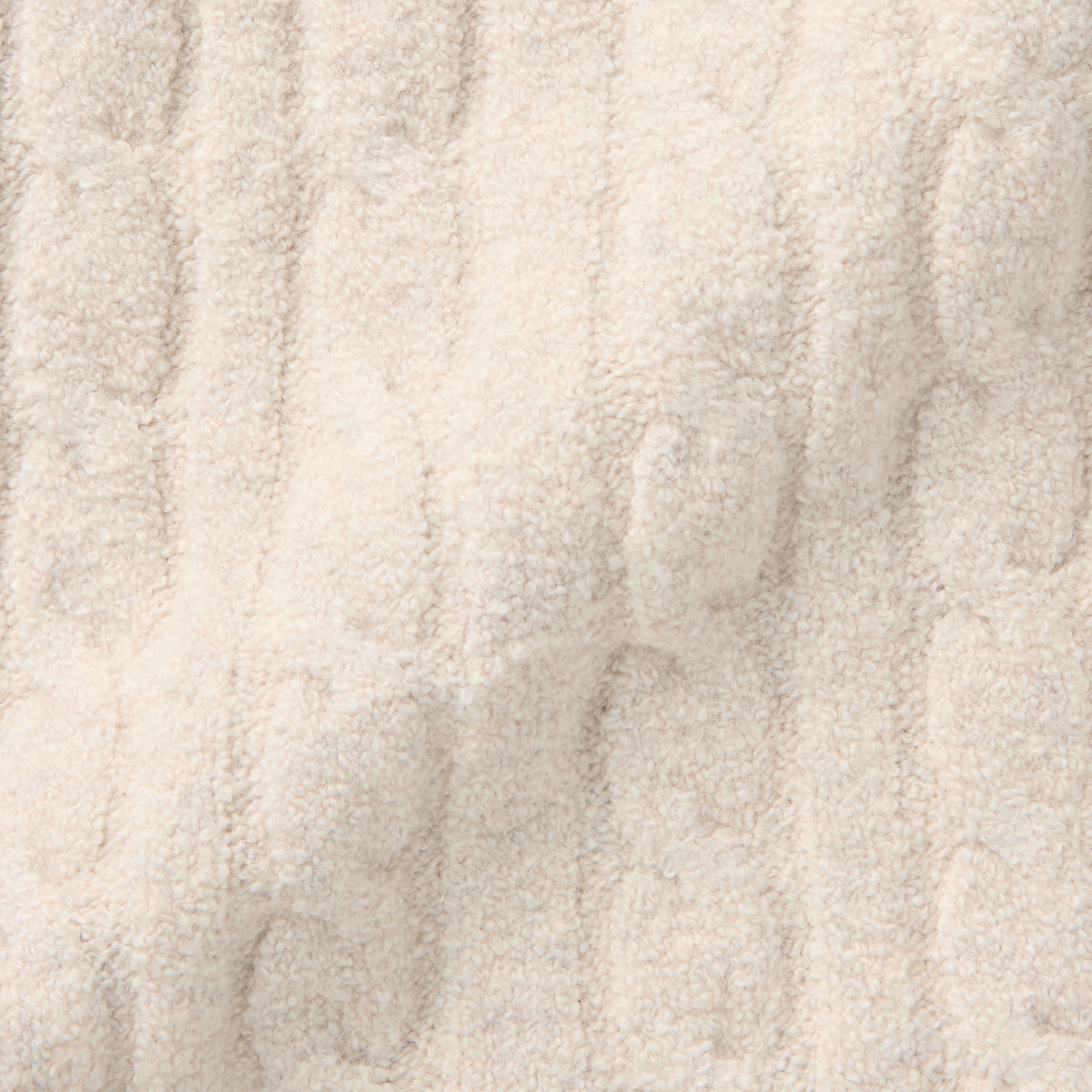 婦人　コットン混もこもこキャミソール　ケーブル柄