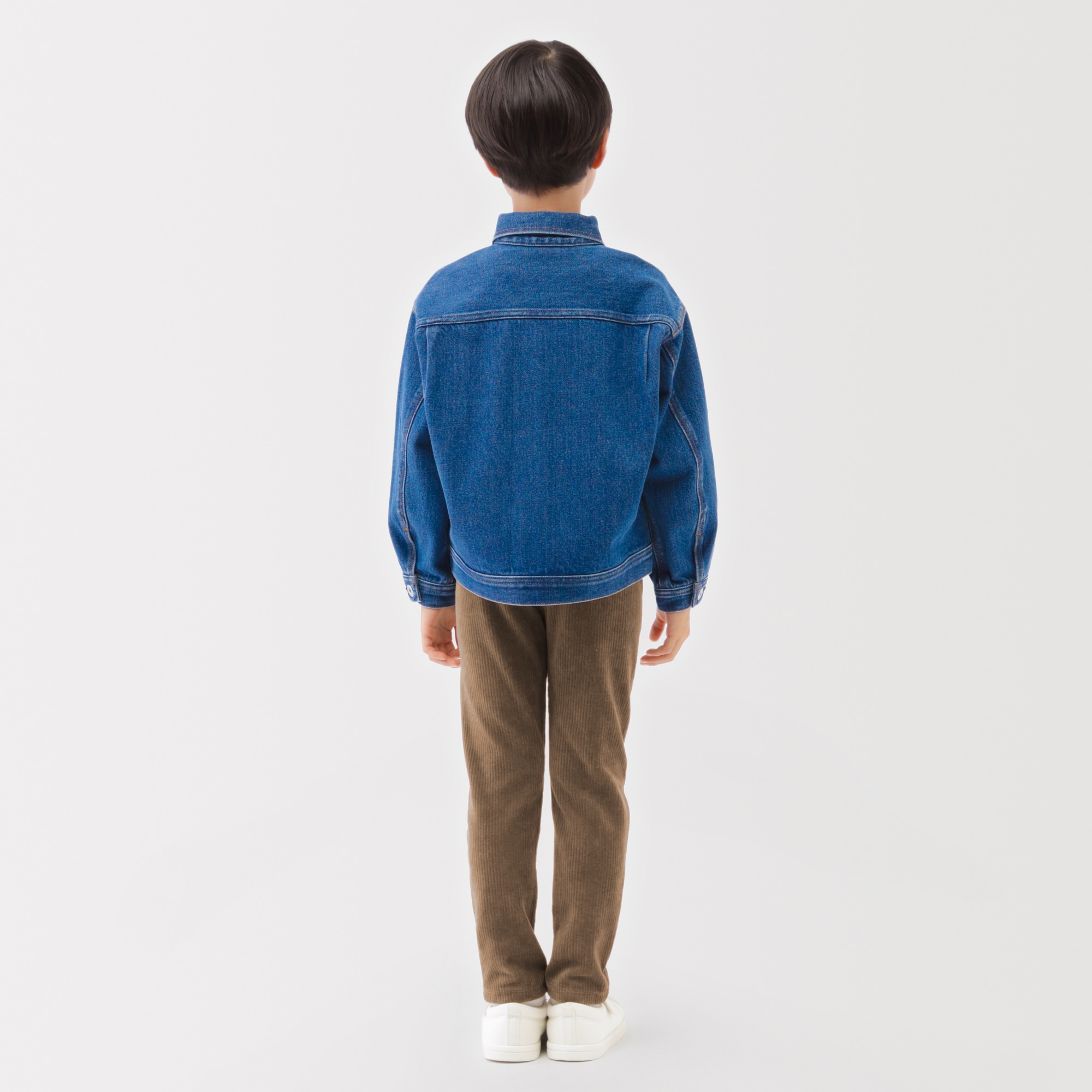 キッズ　ジャージーストレッチコーデュロイレギンスパンツ