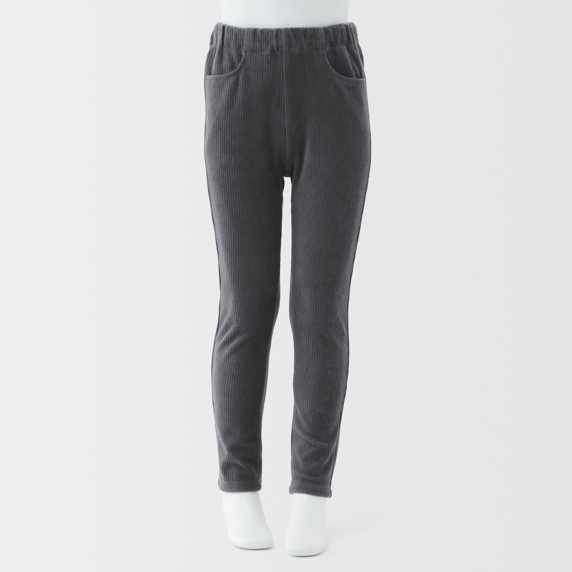 キッズ　ジャージーストレッチコーデュロイレギンスパンツ