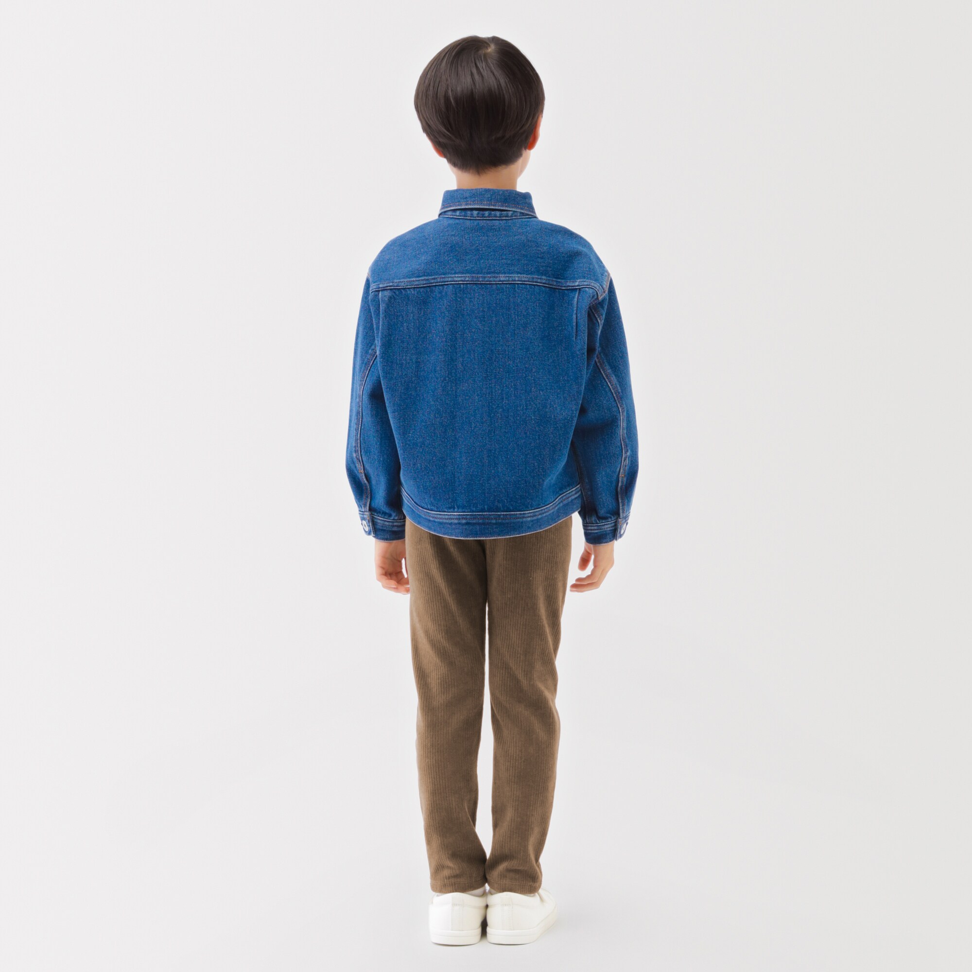 キッズ　ジャージーストレッチコーデュロイレギンスパンツ