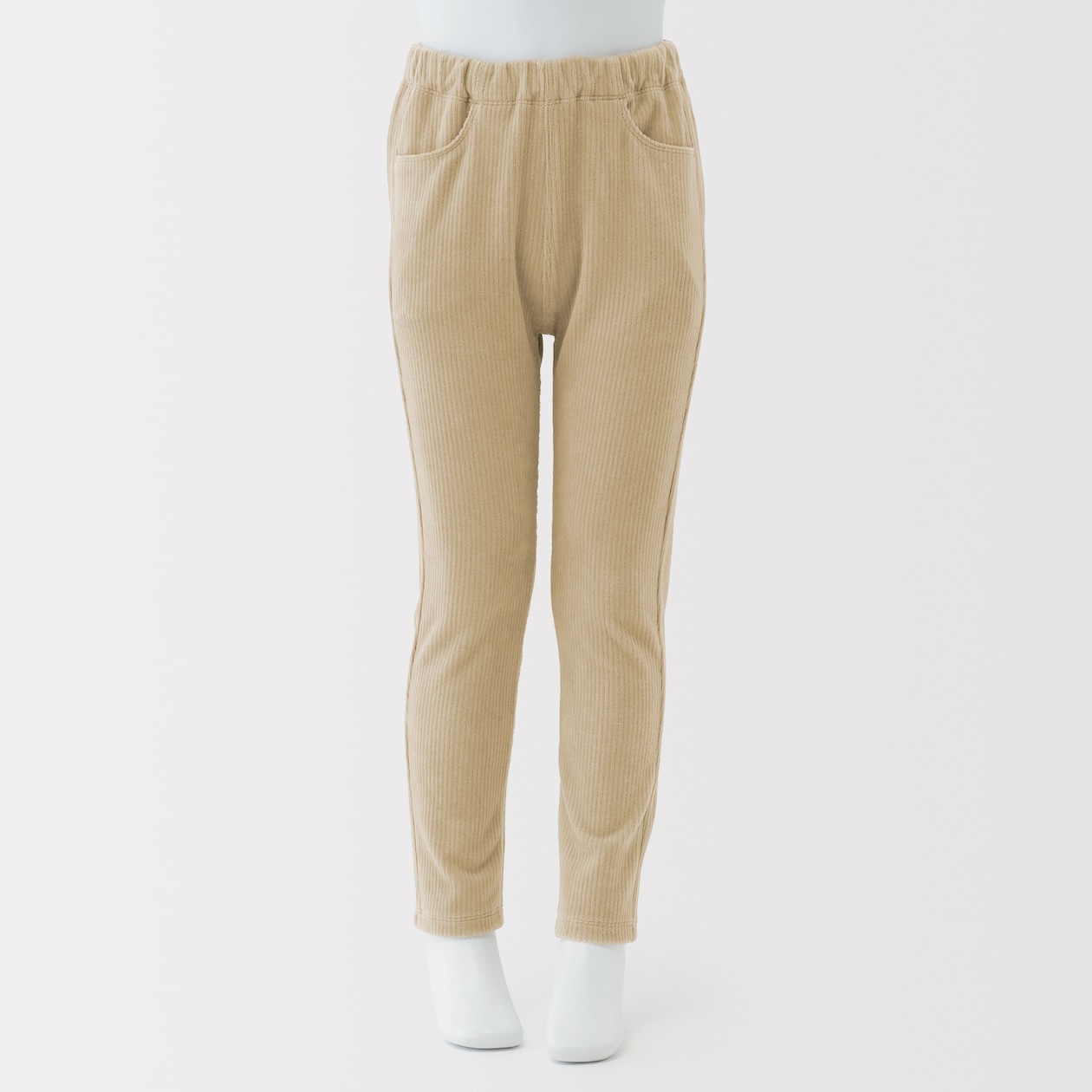 キッズ　ジャージーストレッチコーデュロイレギンスパンツ