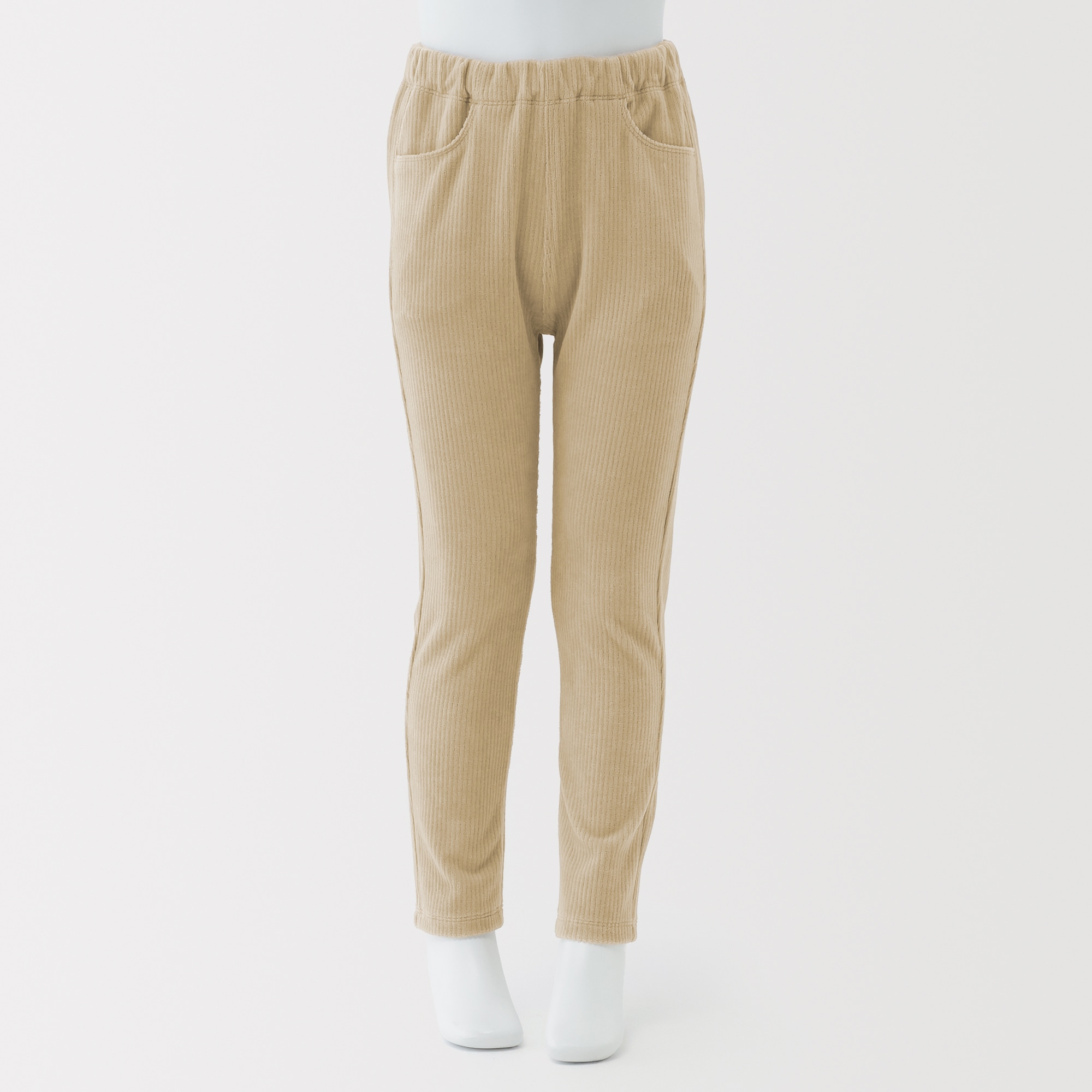 キッズ　ジャージーストレッチコーデュロイレギンスパンツ