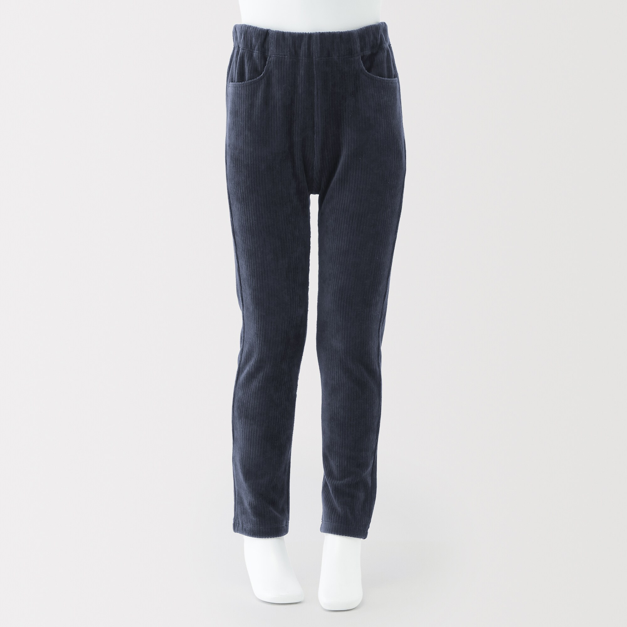 キッズ　ジャージーストレッチコーデュロイレギンスパンツ