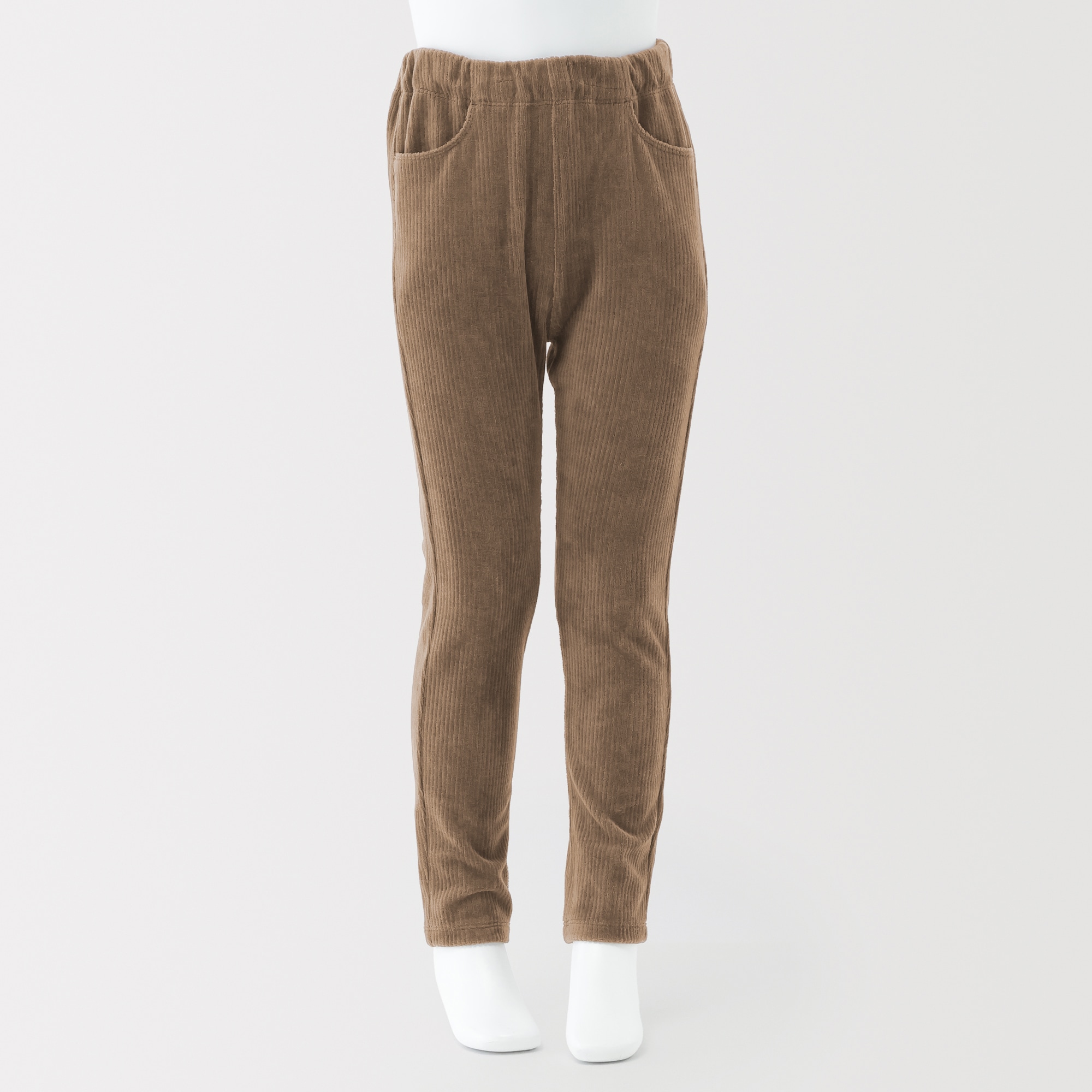 キッズ　ジャージーストレッチコーデュロイレギンスパンツ