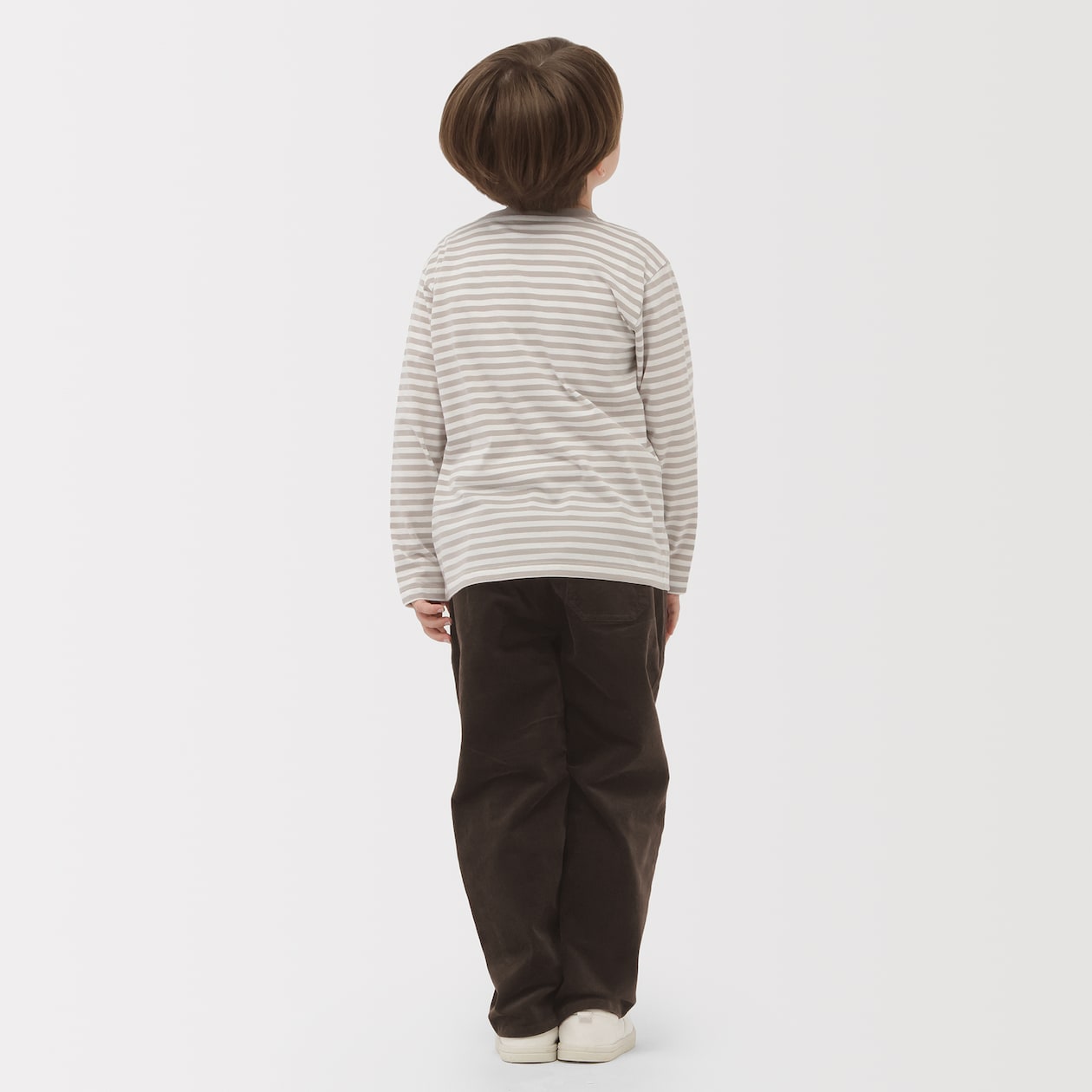 キッズ　ストレッチコーデュロイルーズフィットパンツ