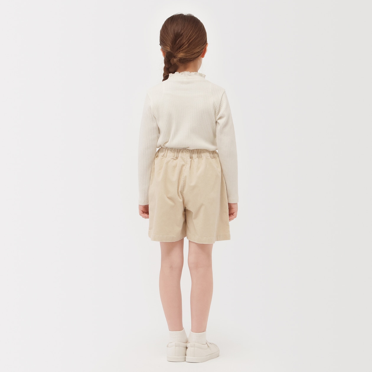キッズ　ストレッチコーデュロイキュロット