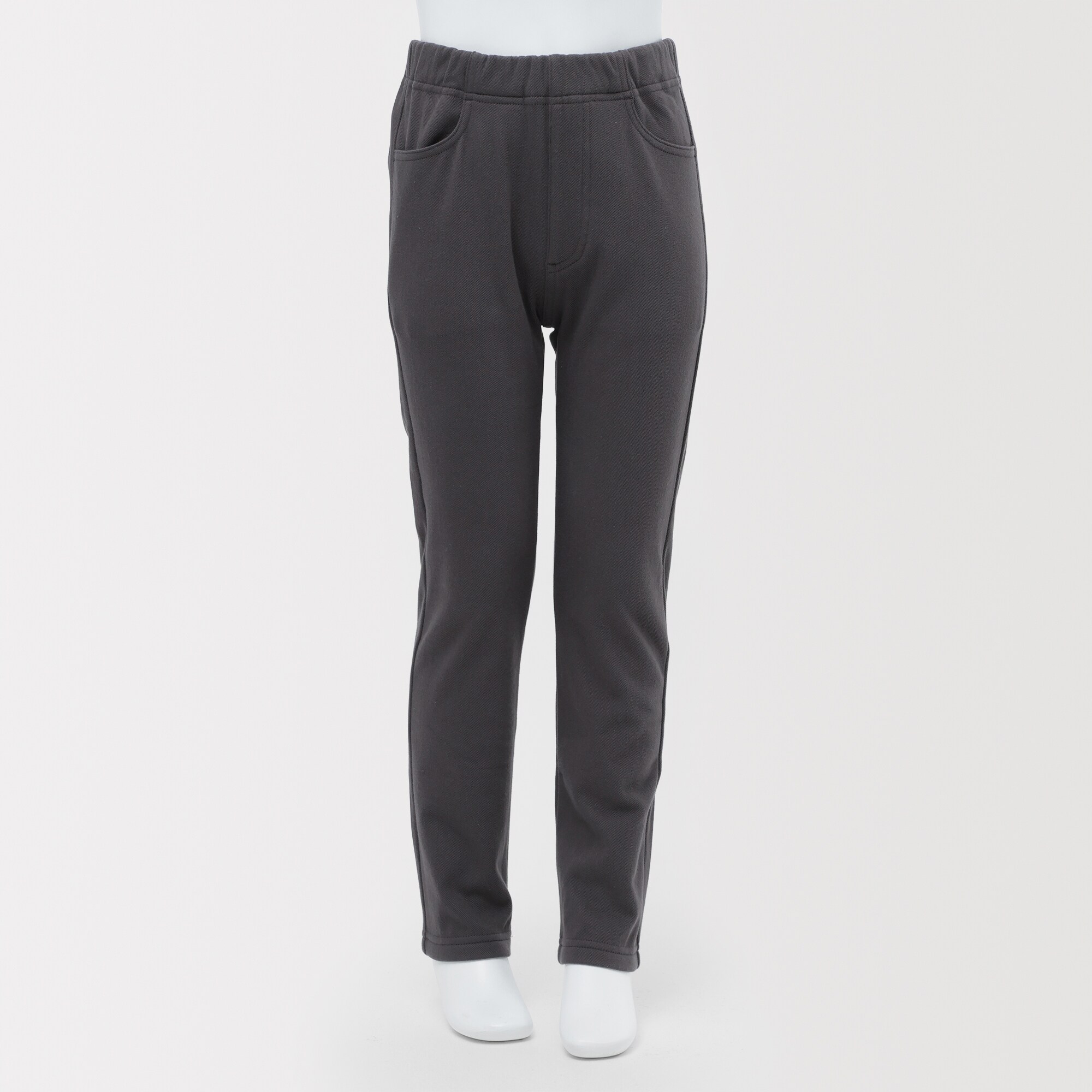 キッズ　ストレッチ裏起毛スリムフィットパンツ