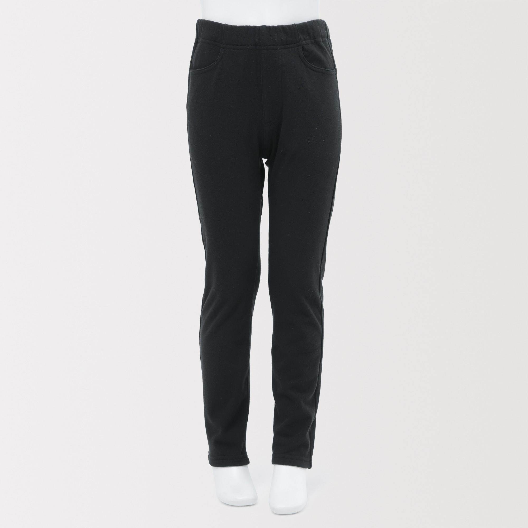 キッズ　ストレッチ裏起毛スリムフィットパンツ