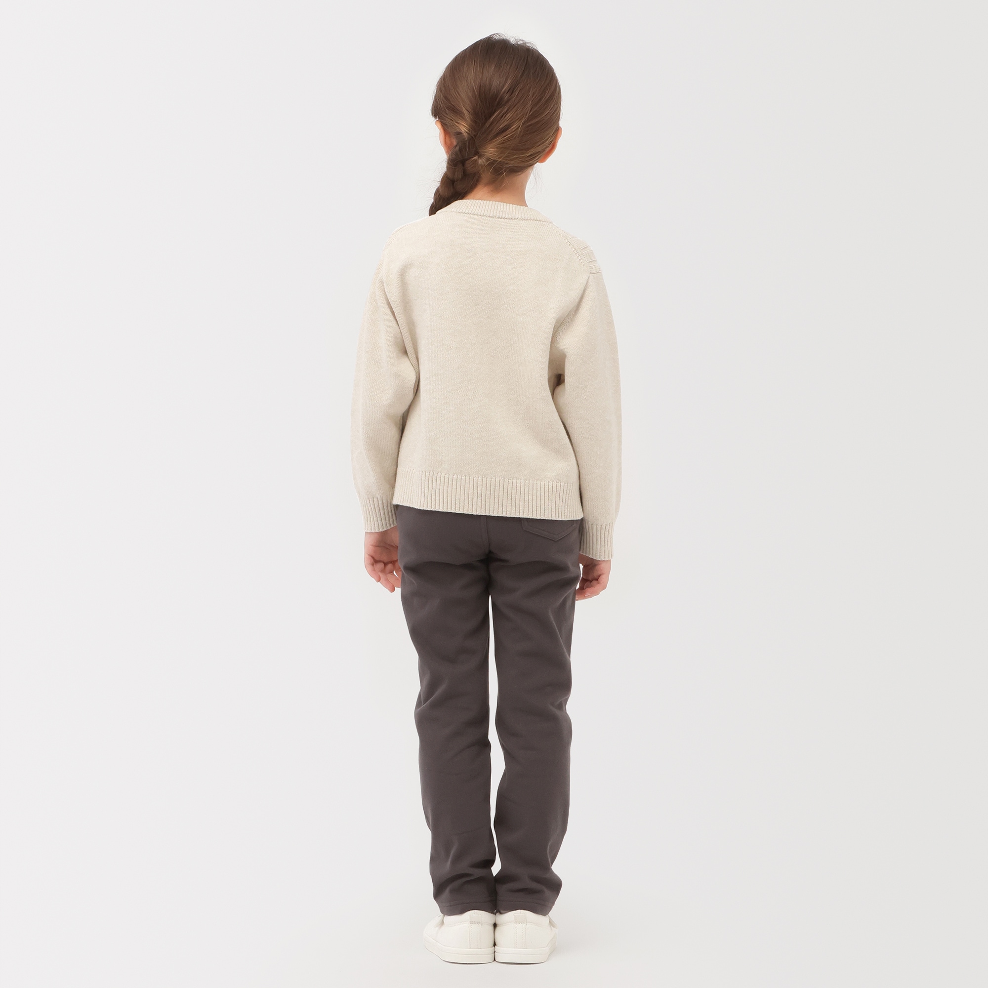 キッズ　ストレッチ裏起毛スリムフィットパンツ