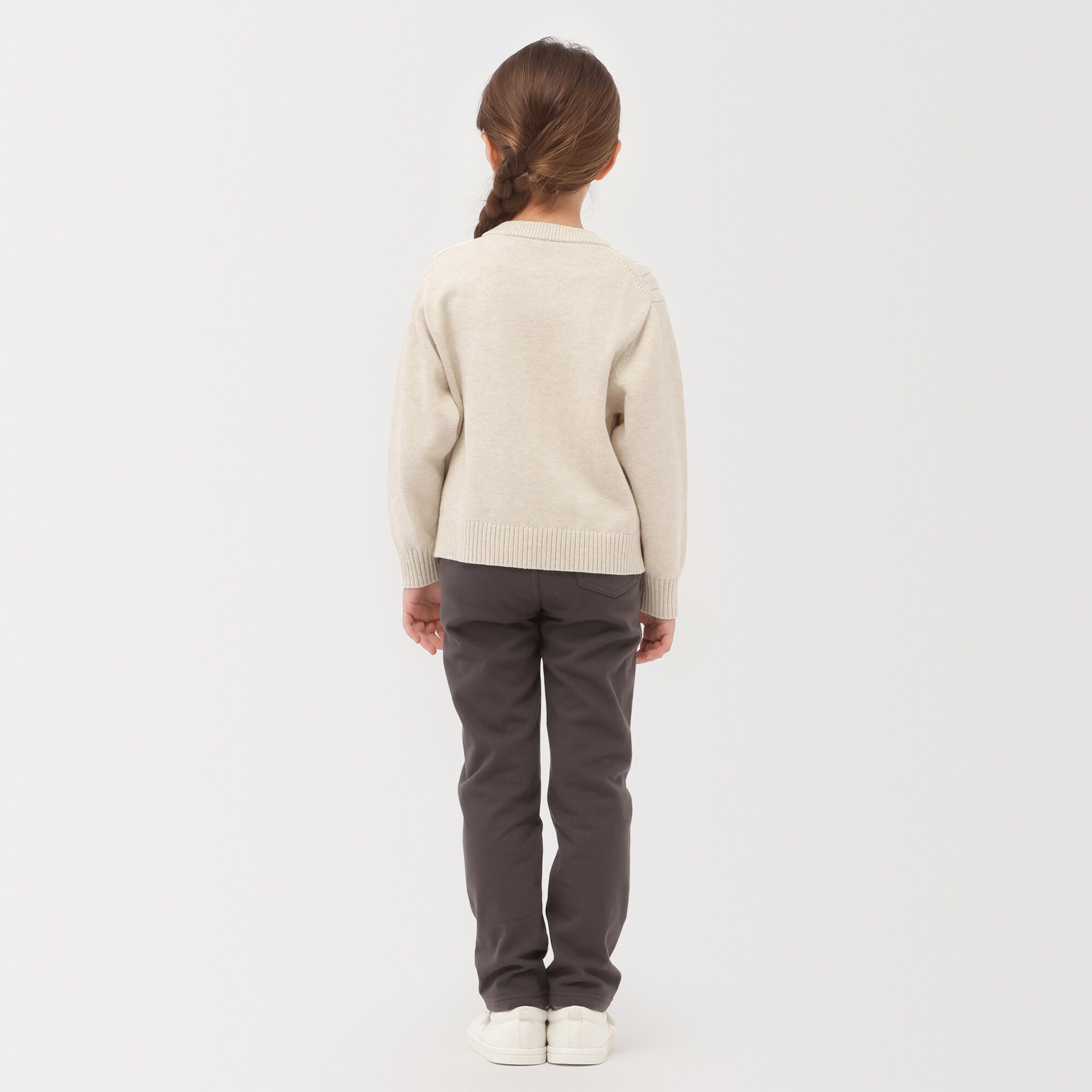 キッズ　ストレッチ裏起毛スリムフィットパンツ