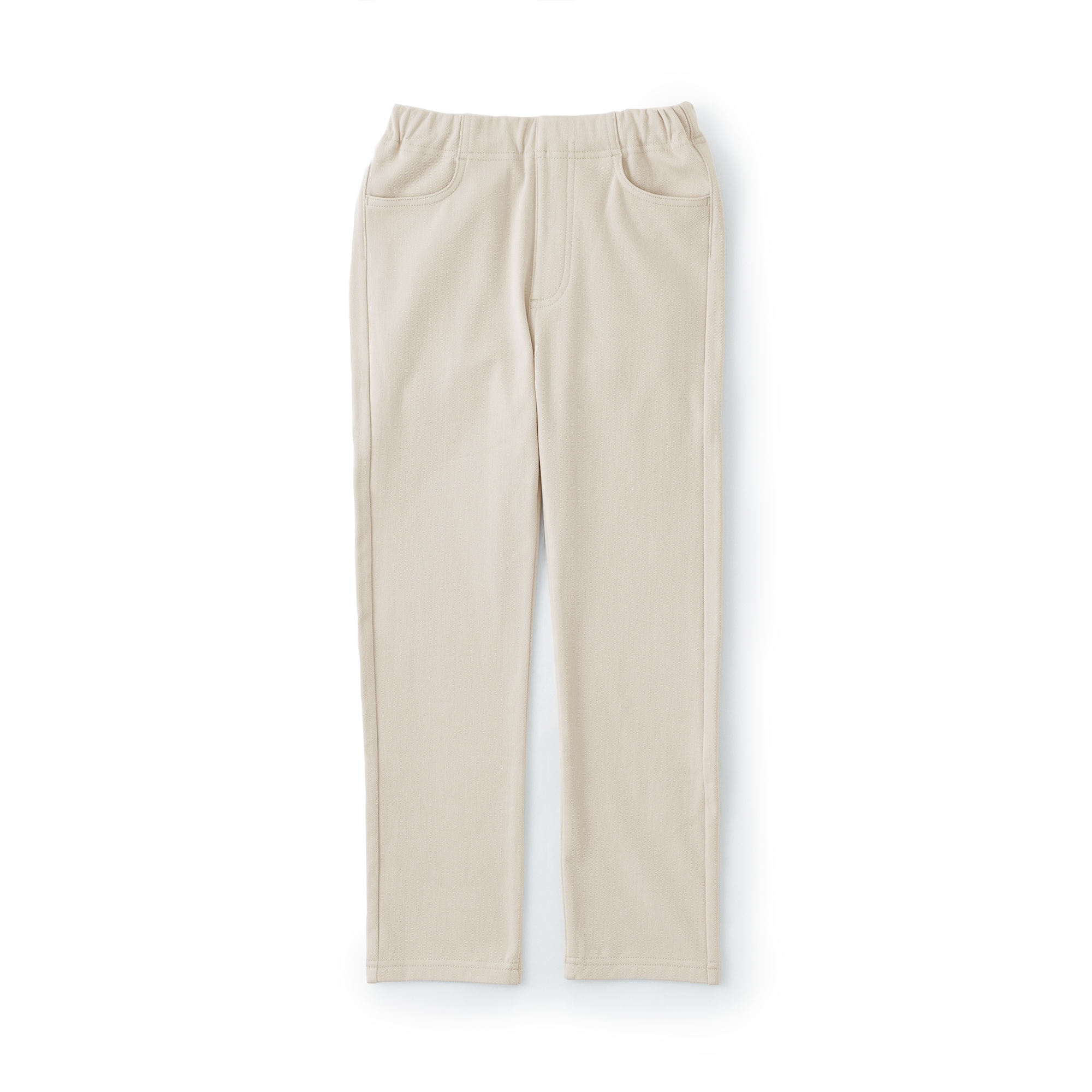 キッズ　ストレッチ裏起毛スリムフィットパンツ