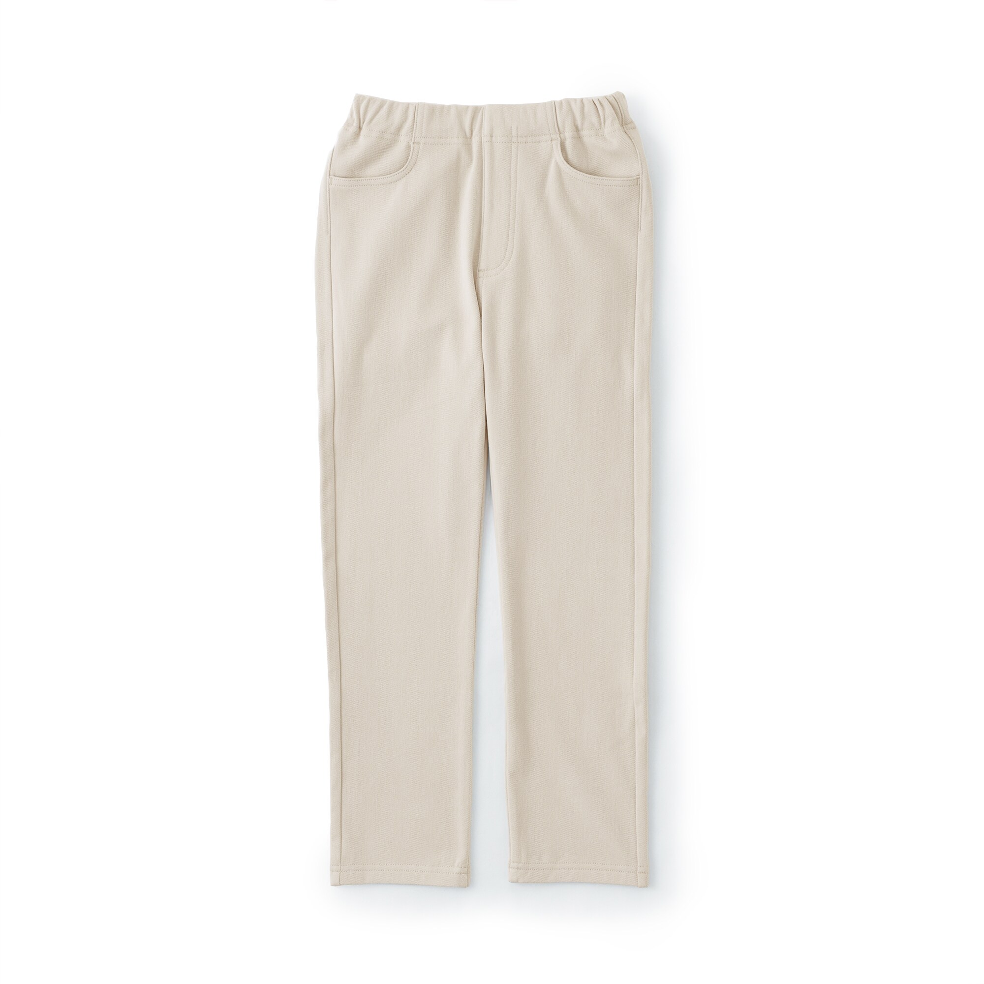 キッズ　ストレッチ裏起毛スリムフィットパンツ