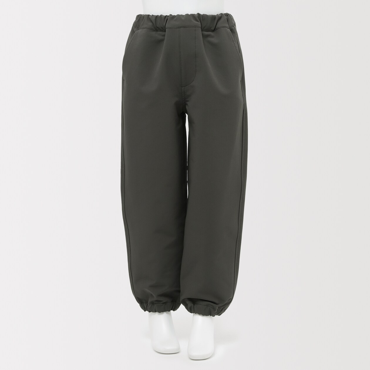 キッズ　防風裏起毛ストレッチジョガーパンツ