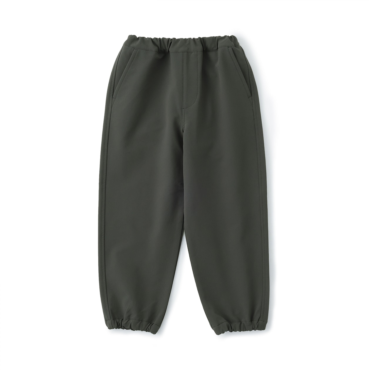 キッズ　防風裏起毛ストレッチジョガーパンツ