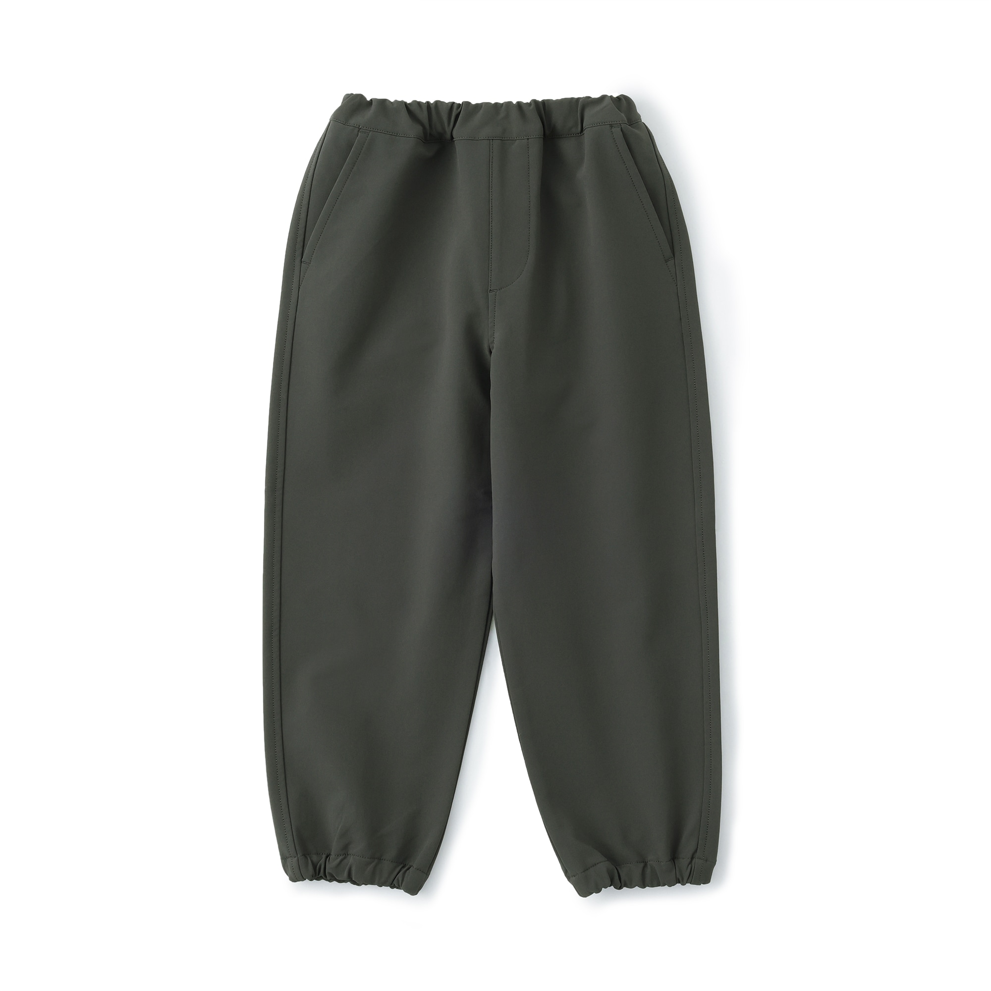 キッズ　防風裏起毛ストレッチジョガーパンツ