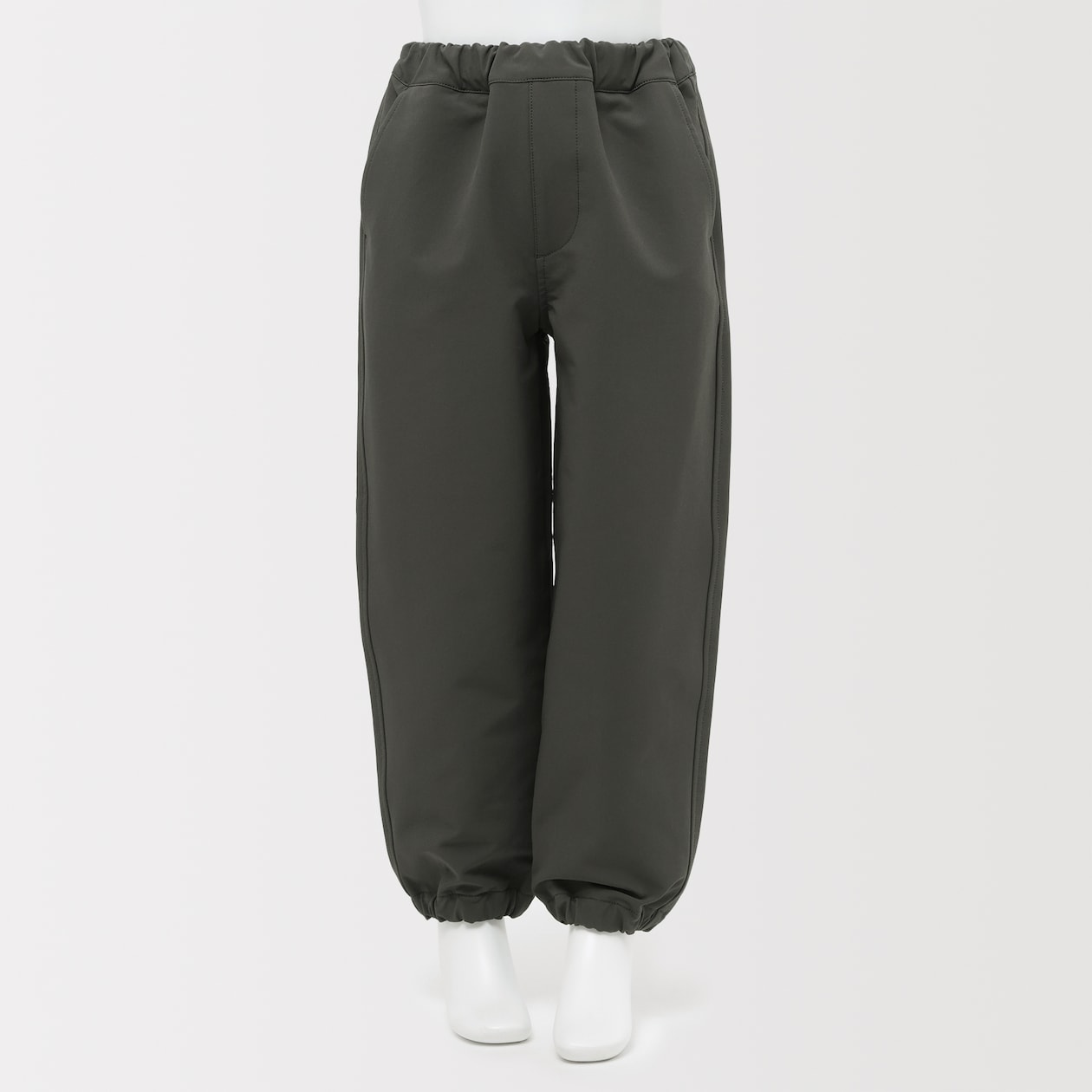 キッズ　防風裏起毛ストレッチジョガーパンツ