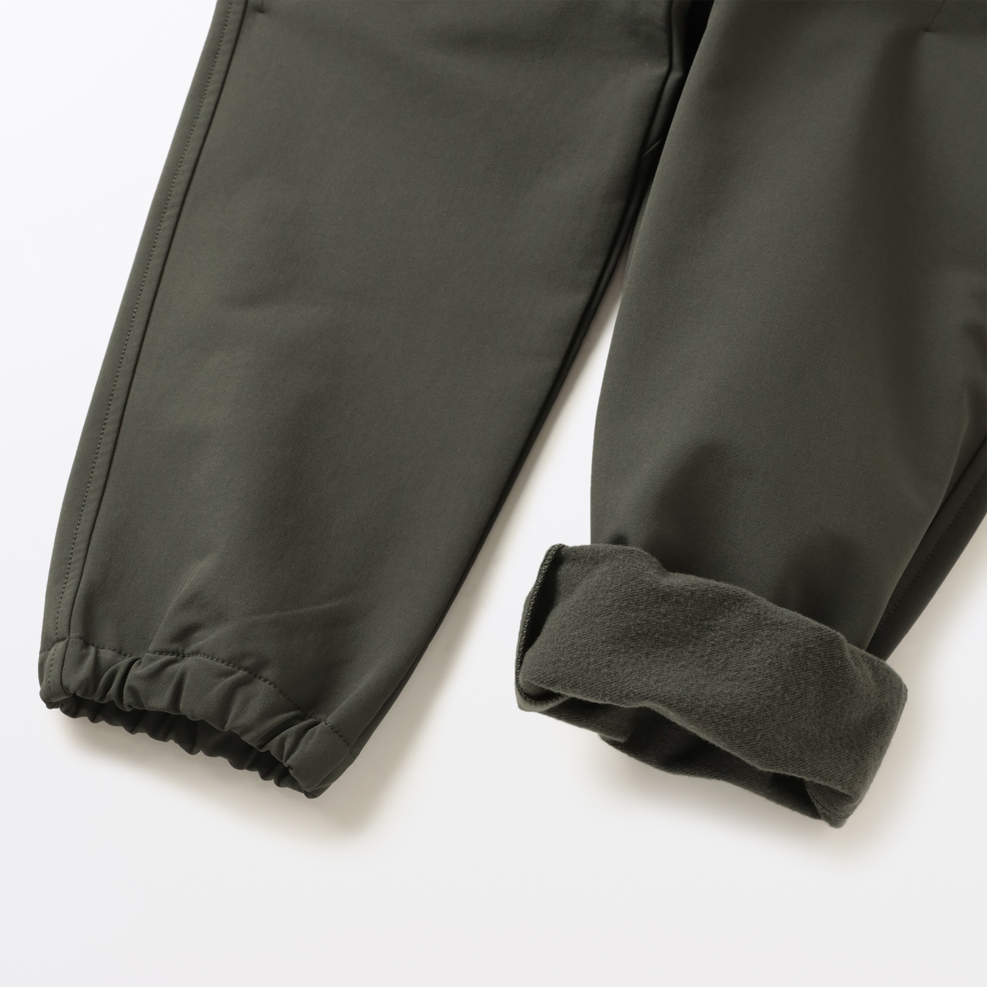 キッズ　防風裏起毛ストレッチジョガーパンツ