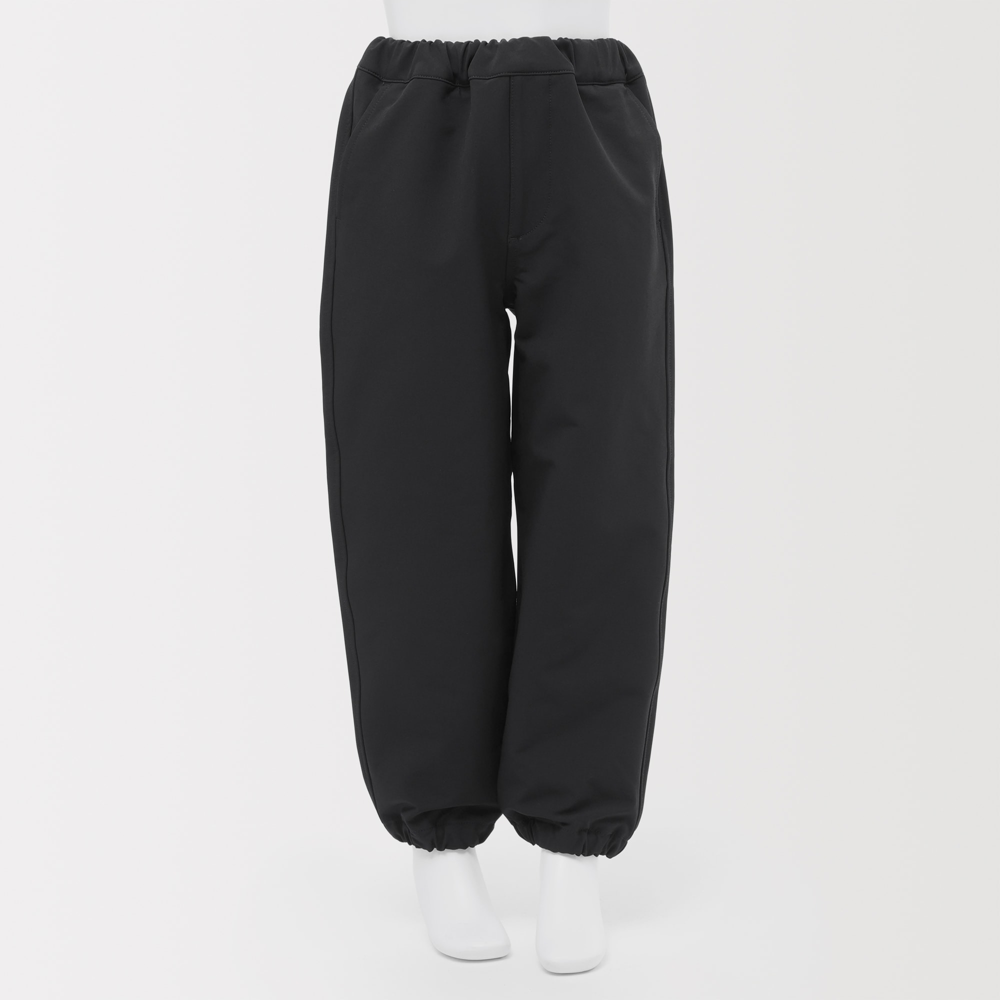 キッズ　防風裏起毛ストレッチジョガーパンツ