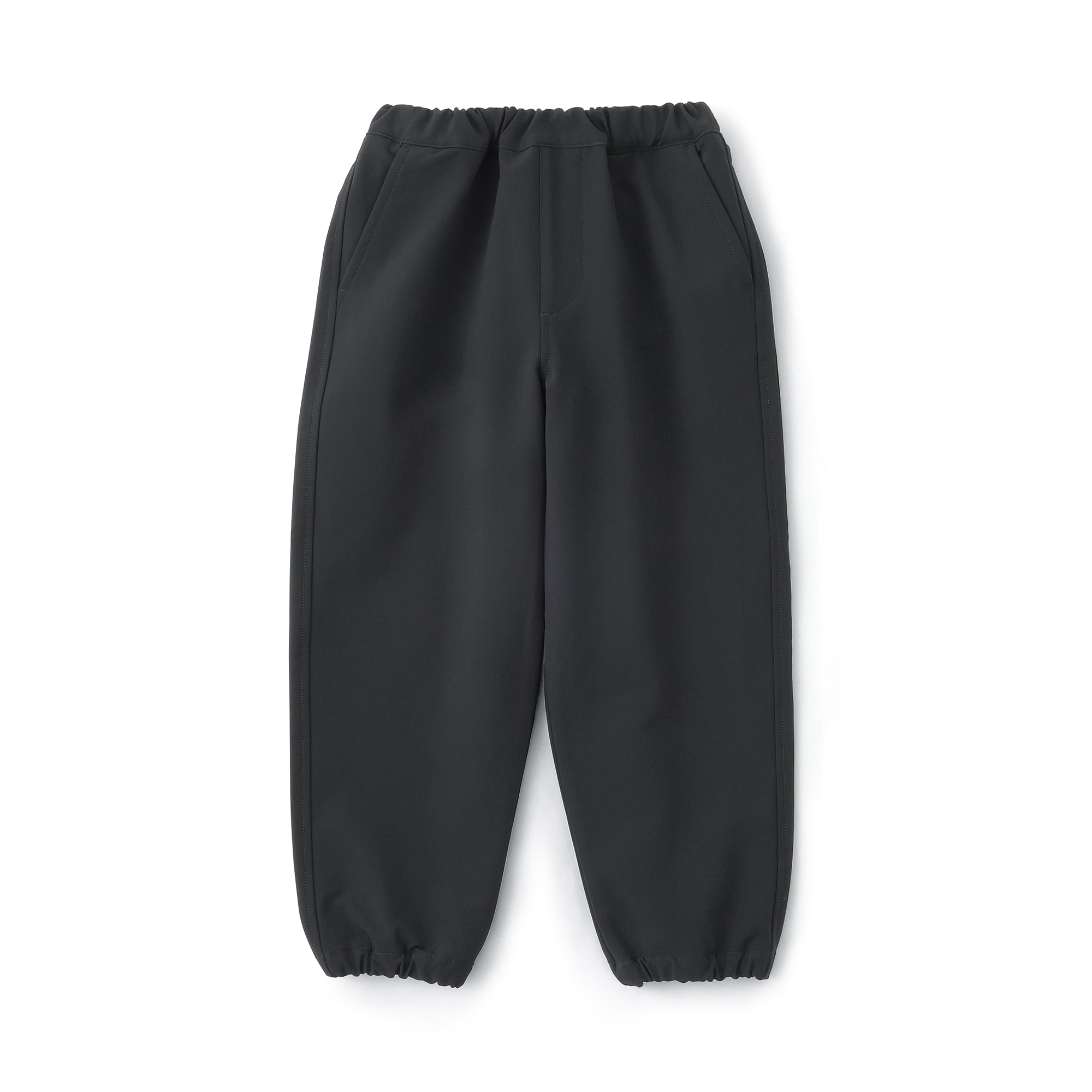 キッズ 防風裏起毛ストレッチジョガーパンツ | 無印良品