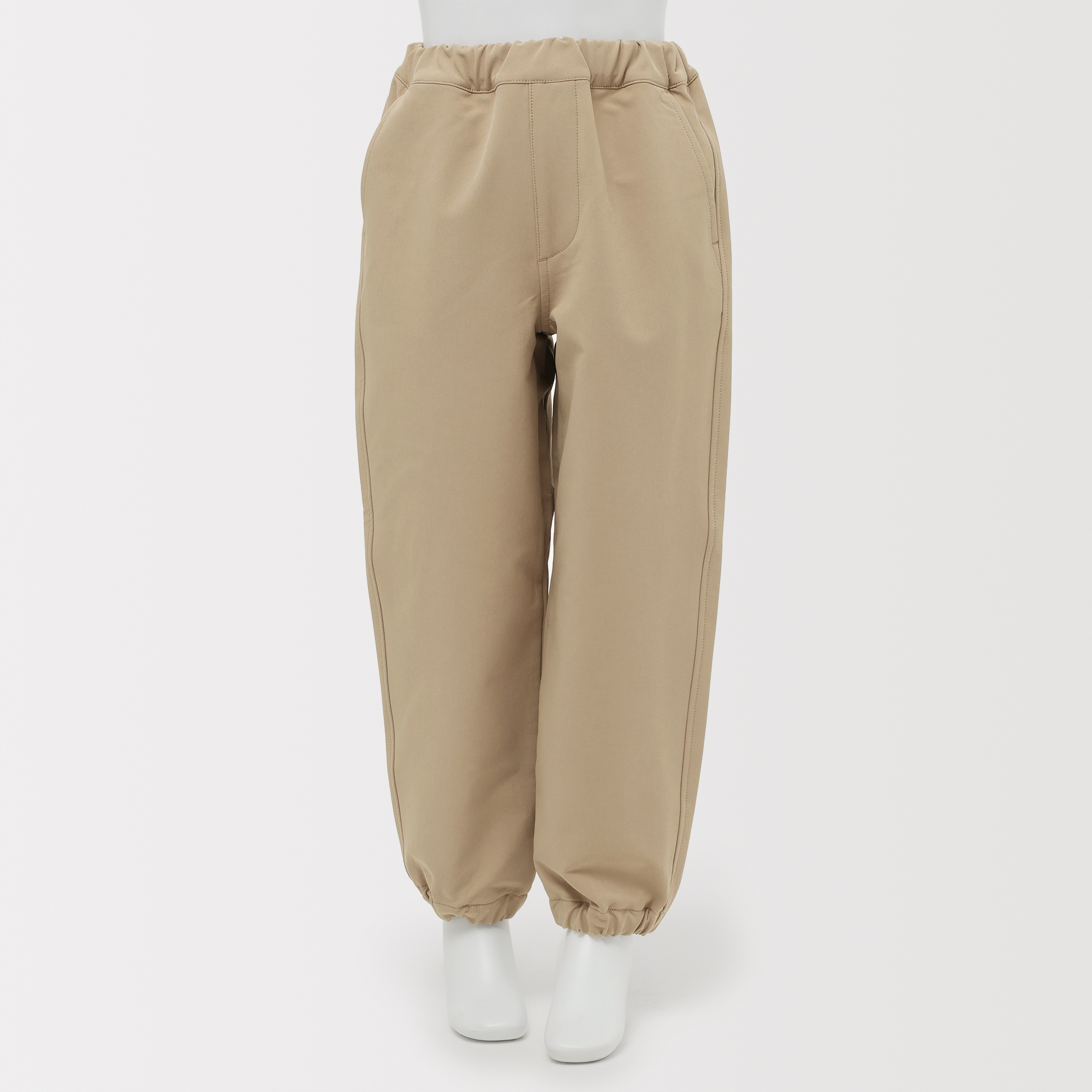 キッズ 防風裏起毛ストレッチジョガーパンツ | 無印良品