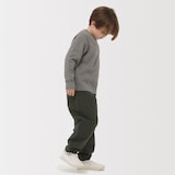 キッズ　防風裏起毛ストレッチジョガーパンツ