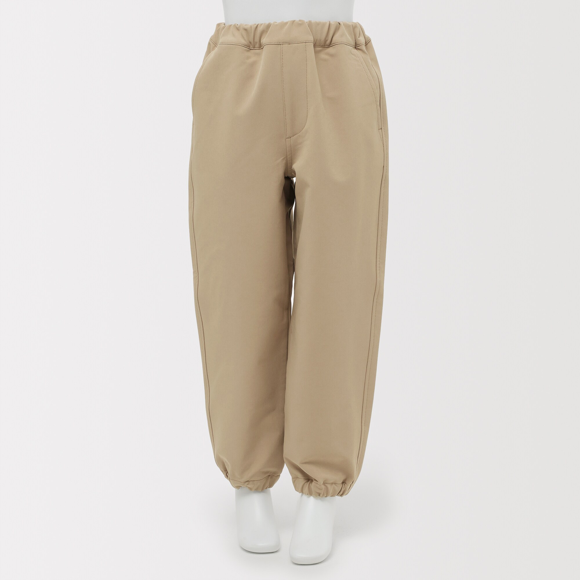 キッズ　防風裏起毛ストレッチジョガーパンツ