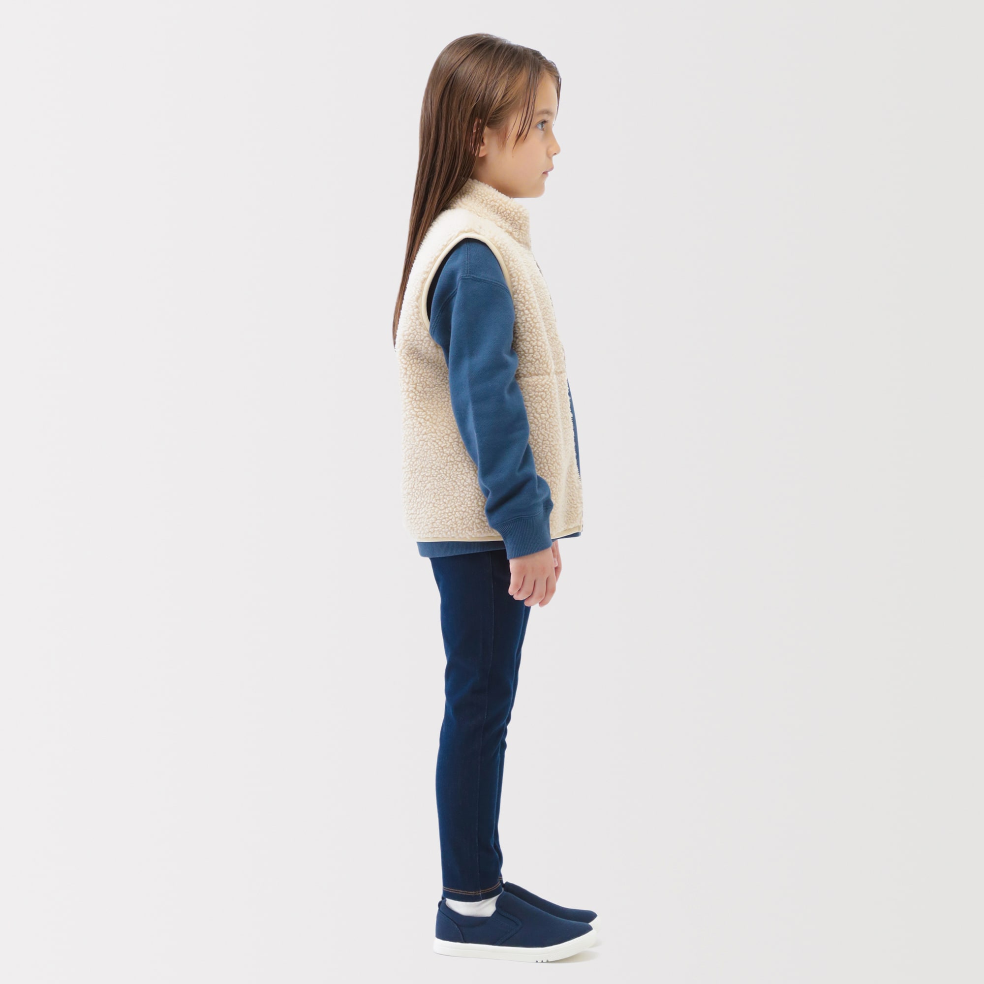 キッズ　ボアフリースベスト