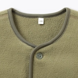 キッズ　素材に還るフリースカーディガン