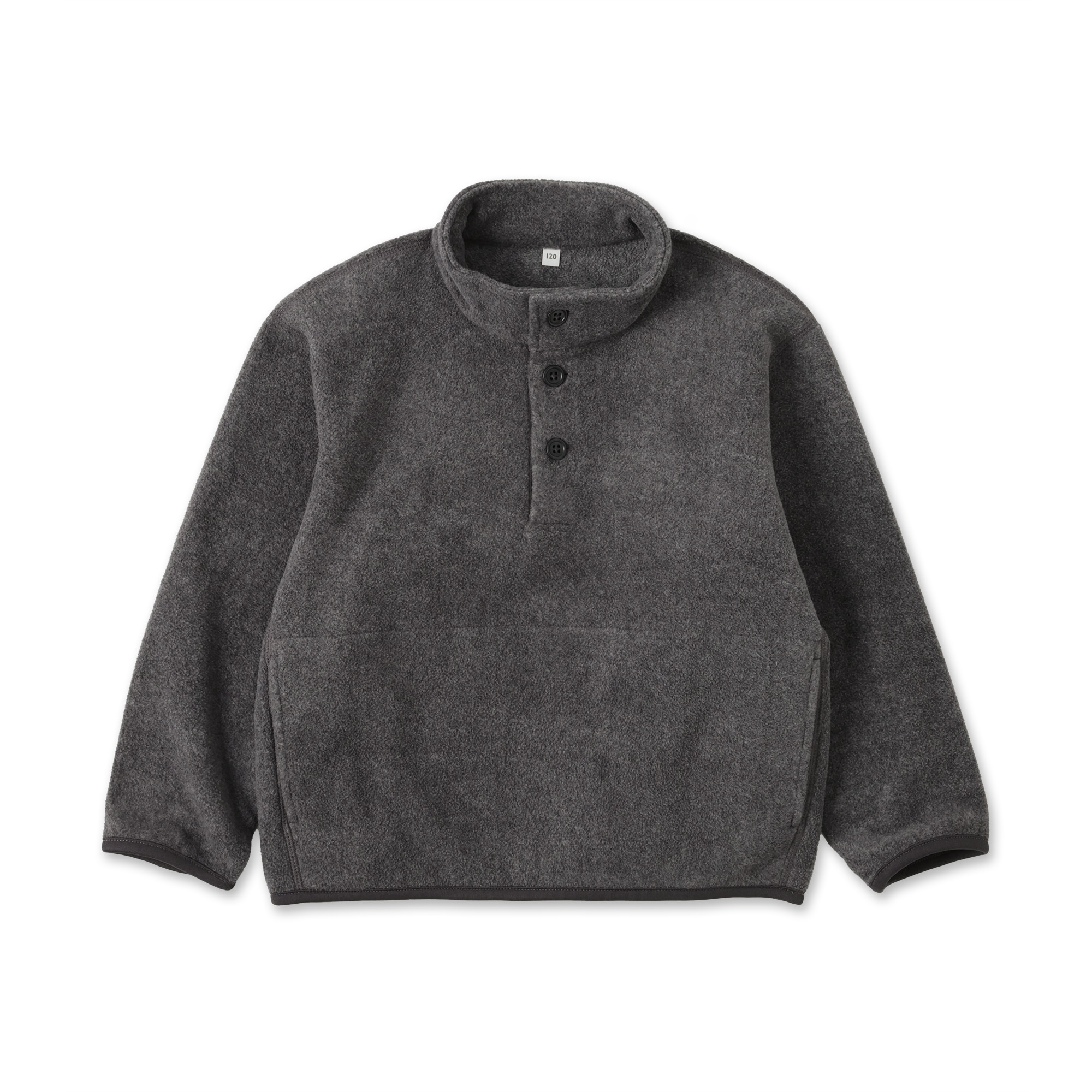 キッズ　素材に還るフリースプルオーバー