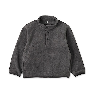 キッズ　素材に還るフリースプルオーバー