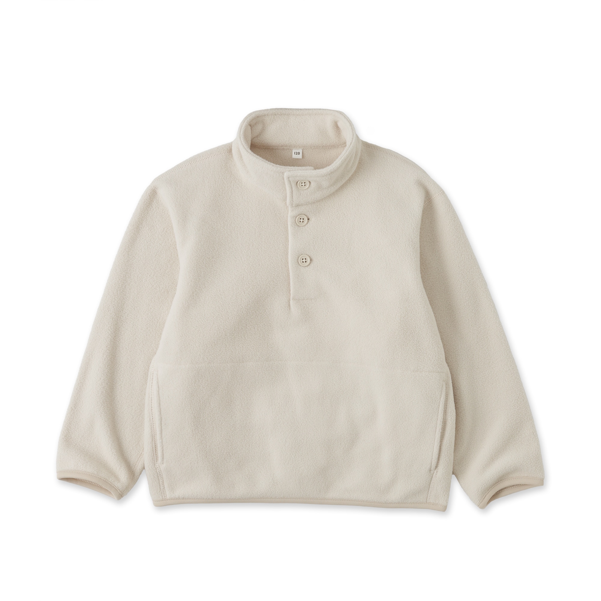 キッズ　素材に還るフリースプルオーバー