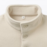 キッズ　素材に還るフリースプルオーバー