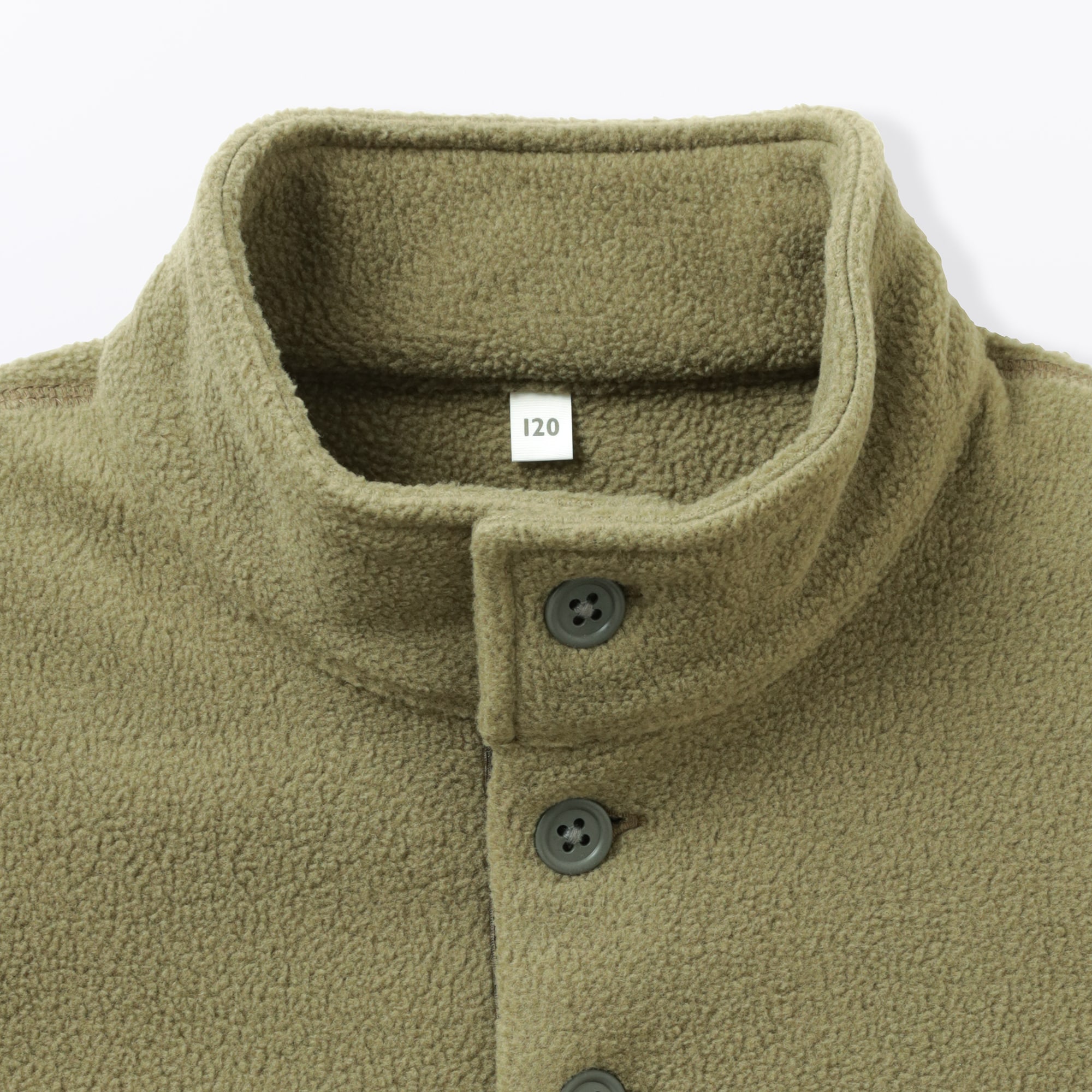 キッズ　素材に還るフリースプルオーバー