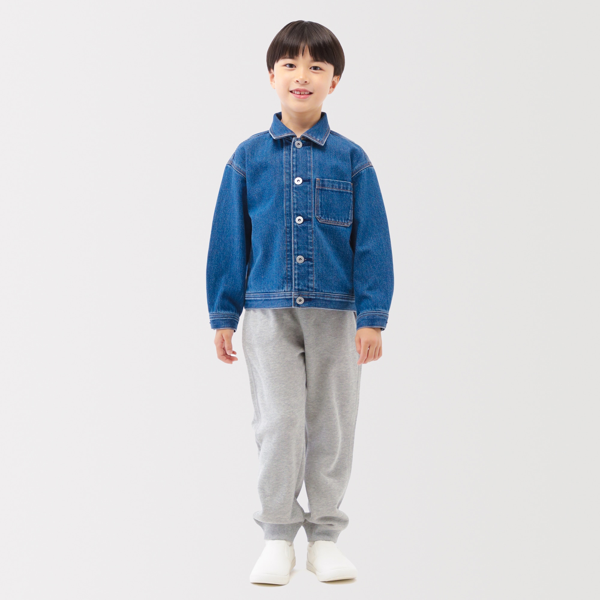 キッズ　裏毛スウェットジョガーパンツ