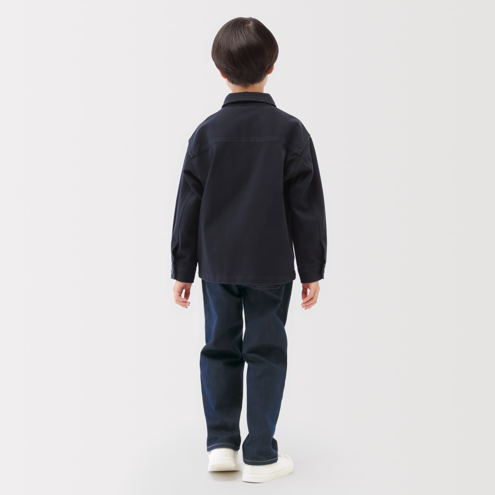 キッズ　ストレッチデニム調　ルーズフィットパンツ