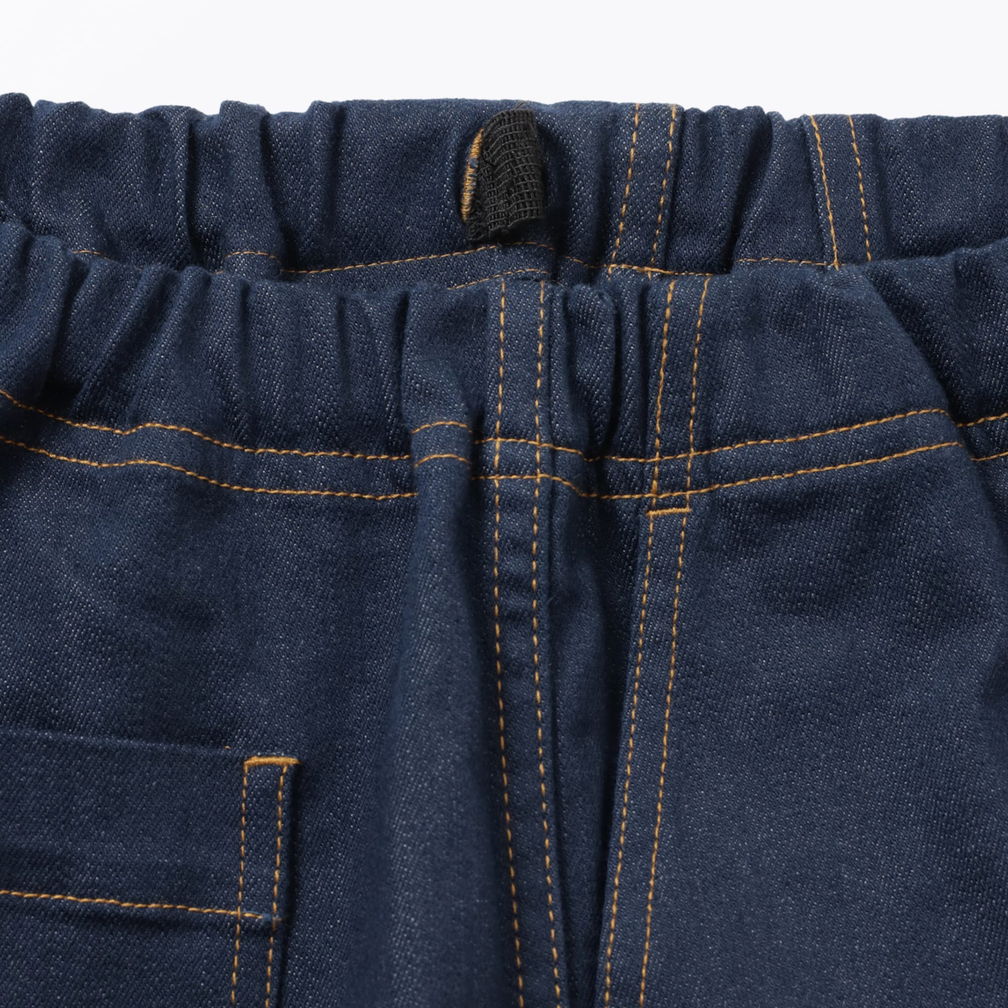 キッズ　ストレッチデニム調　ルーズフィットパンツ