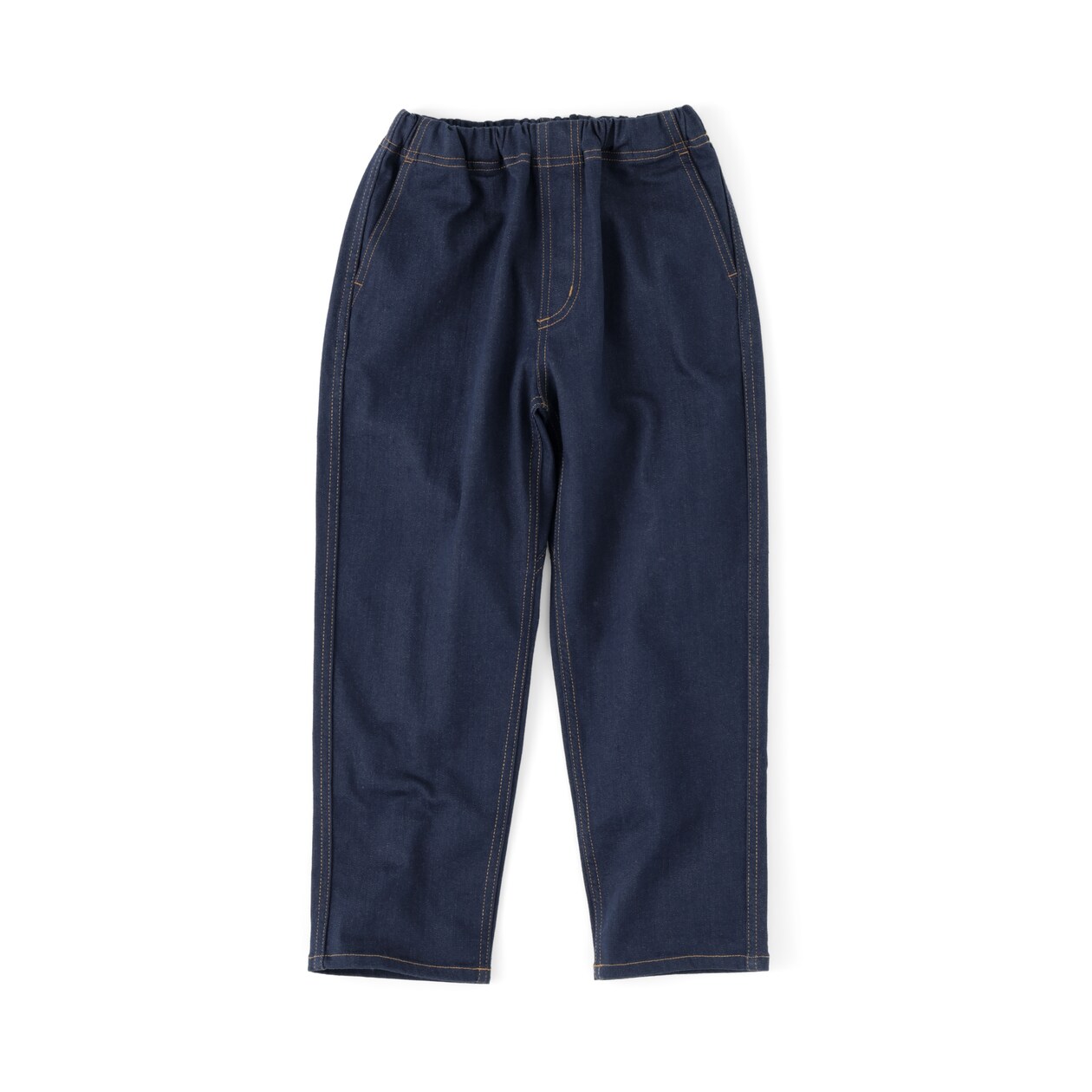 キッズ　ストレッチデニム調　ルーズフィットパンツ