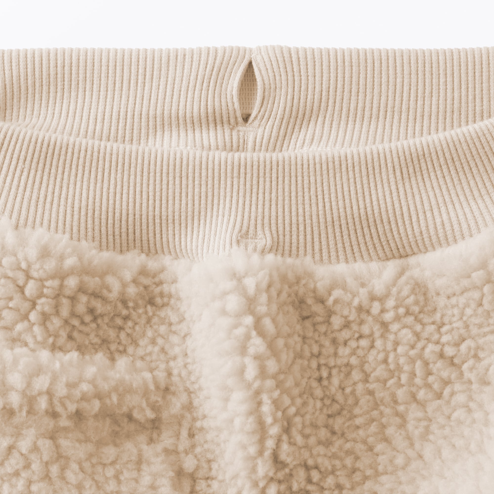 ベビー　おなかすっぽりボアフリースジョガーパンツ