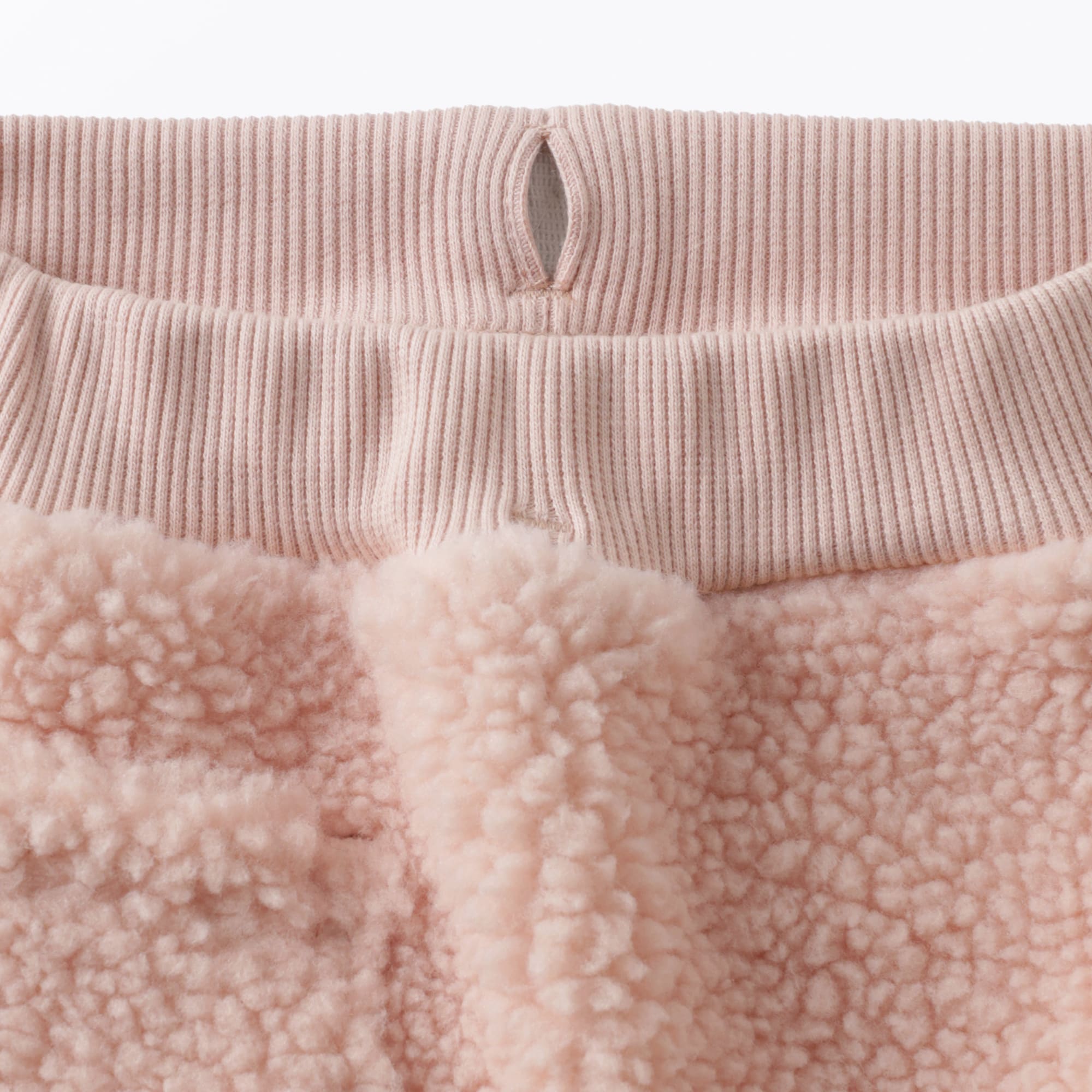 ベビー　おなかすっぽりボアフリースジョガーパンツ